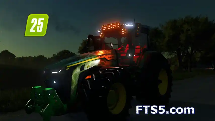 约翰迪尔 8R 闪电版 拖拉机 v1.0