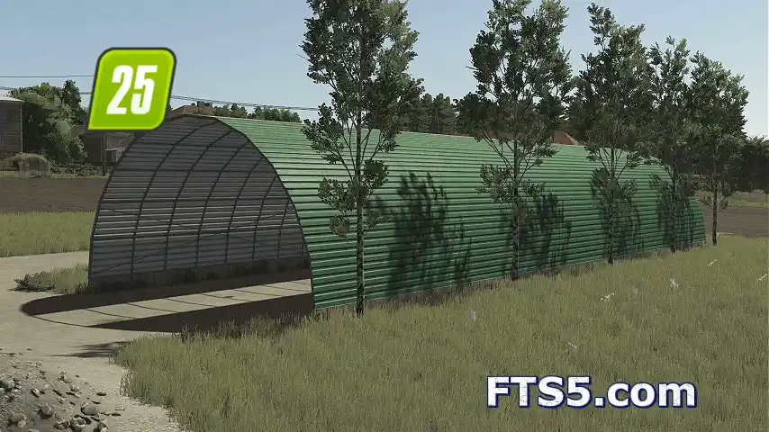 波纹板屋顶隧道棚 v1.0
