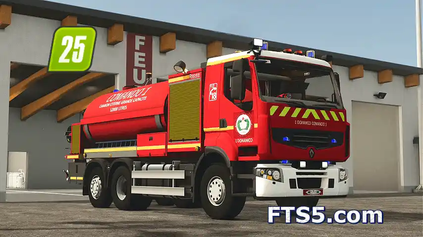 大容量消防油罐车 v1.0