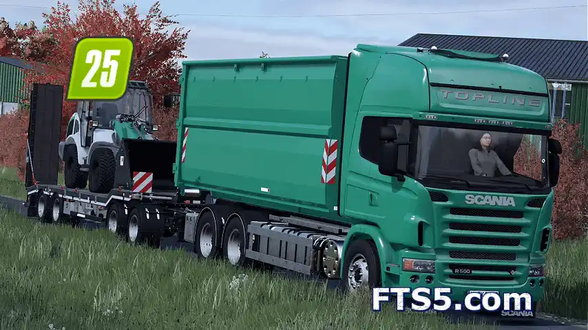 斯堪尼亚 5/6 系列钩臂车 v1.0