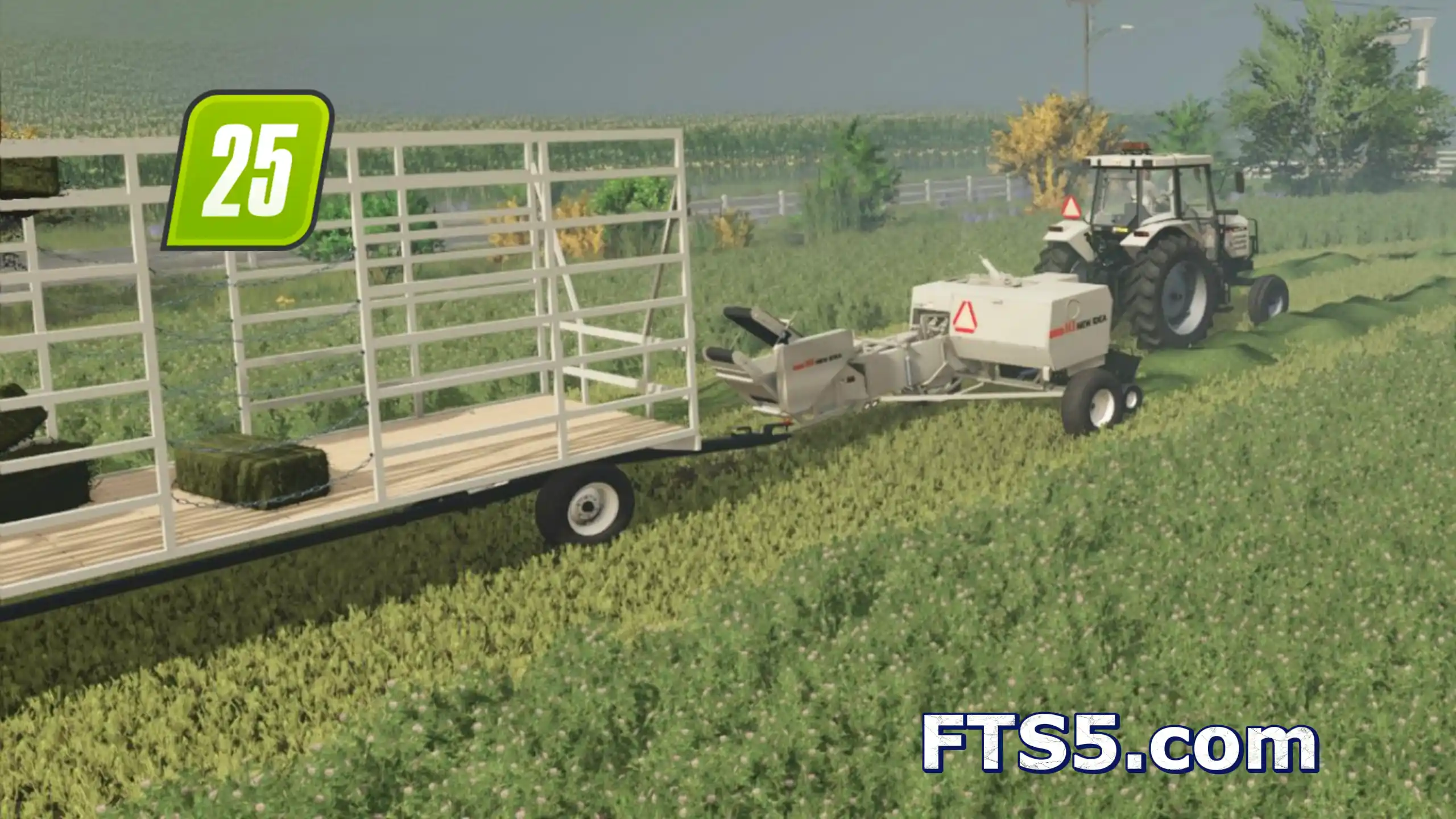 小型草捆拖车 v1.0