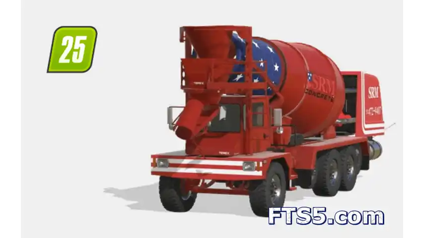「水泥罐车」水泥搅拌车 v1.0