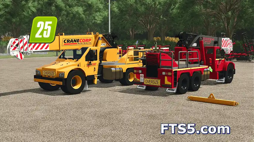 特雷克斯 Franna AT-40 起重机 v1.0