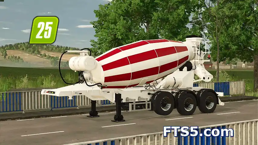 混凝土搅拌半挂车 v1.0