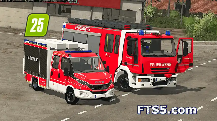 齐格勒 TSF-W / 依维柯 Daily 35-160 消防车 v1.0