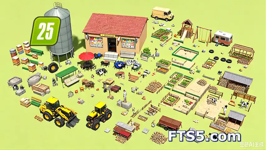 农场装饰建筑包 v1.0