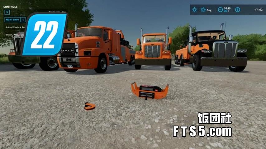 模拟农场22牵引绞盘包 V1.1