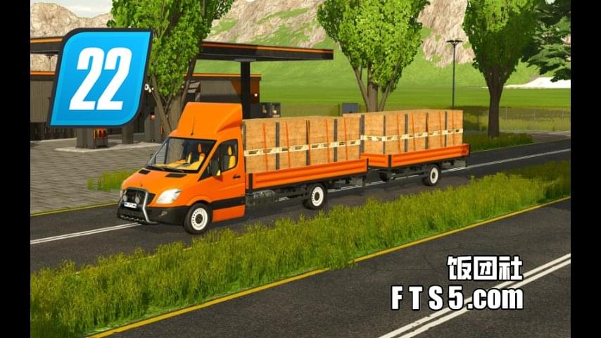 FS22奔驰轻卡 (支持自动装载) V1.0
