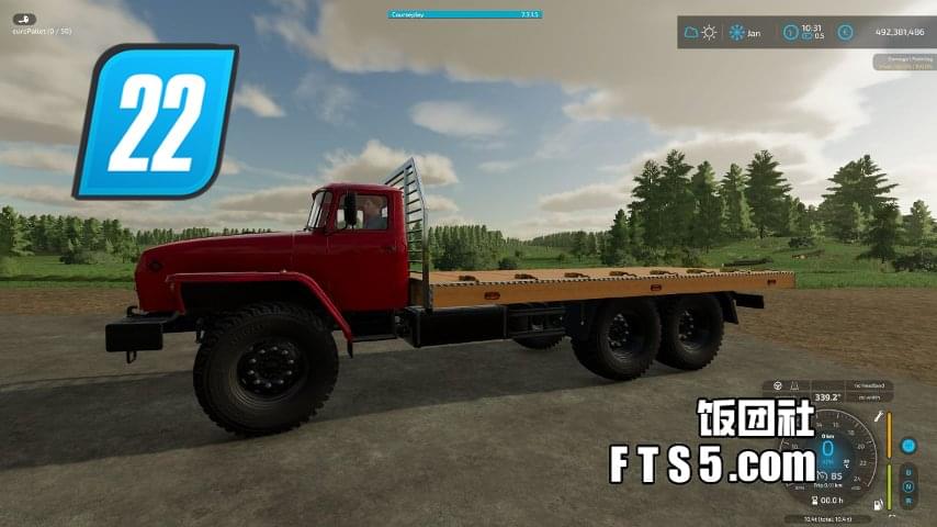 FS22-乌拉尔（URAL）4320-60 卡车-支持自动装载 V1.2