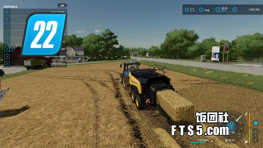纽荷兰 1290HD 高容量打包机(8000升) v1.0