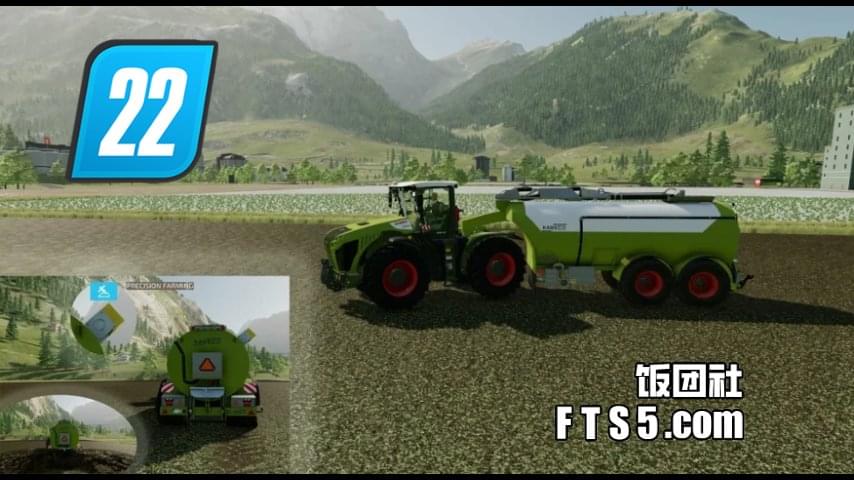 凯斯CLAAS XERION 5000 拖拉机+鹅颈罐车