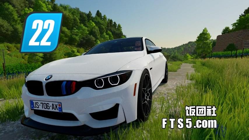 FS22-宝马 M4 汽车 v2.1