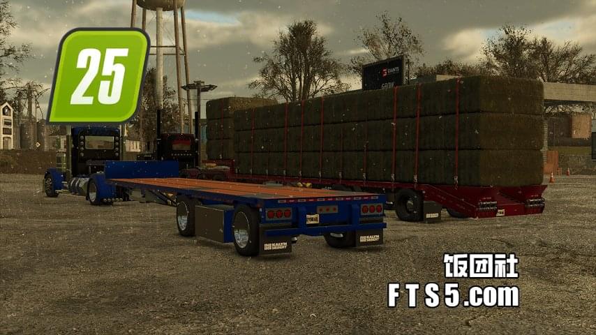 高质量平板半挂拖车