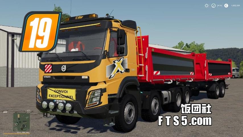 沃尔沃 FMX 8×4 卡车 v1.2
