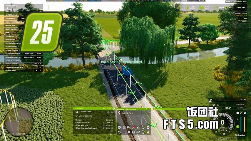 【自动驾驶路线】16X平原地图