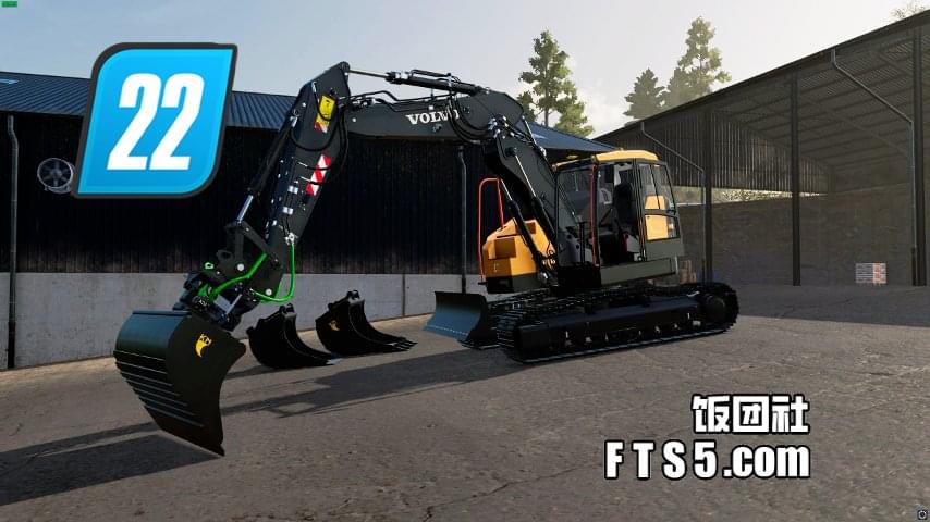 沃尔沃 ECR145EL 挖掘机(可变臂版) V1.1