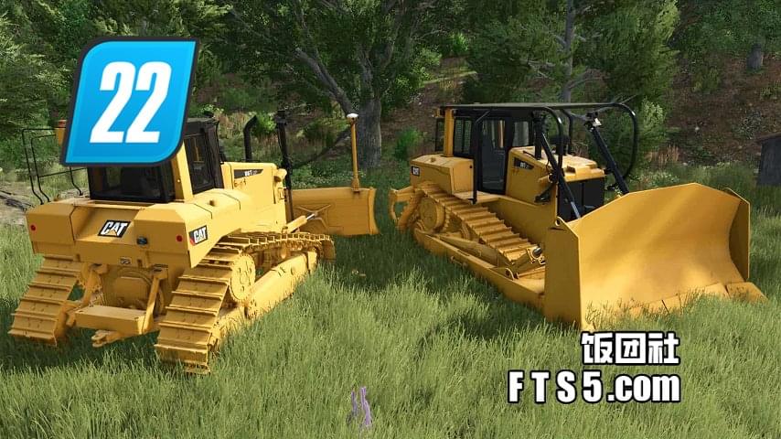 卡特彼勒 D6T 推土机+配件 v1.1
