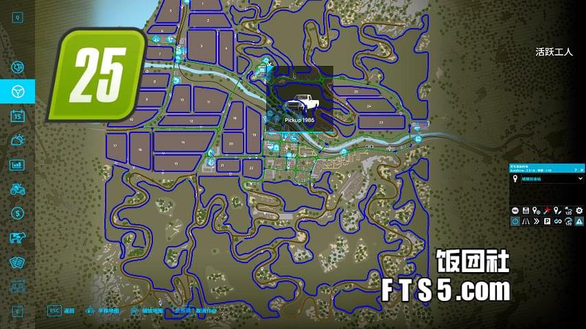 模拟农场22 艾伦格拉特地图 AutoDrive自动驾驶 路线 v1.0