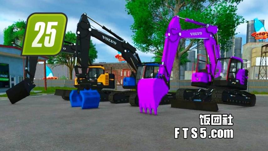 沃尔沃 ECR355E 挖掘机 模组v1.1